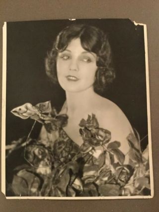 1920s Portrait Silent Film Star Lila Lee 10”x8” Signed Bower Hesser.