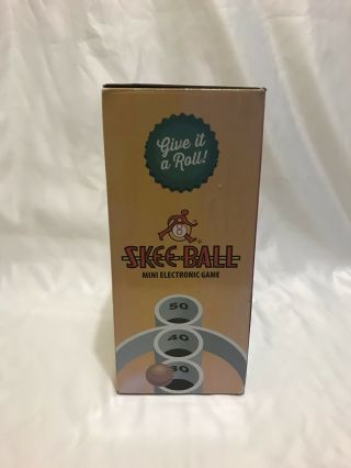 Basic Fun Miniature Skee Ball Mini Electronic Skill Game Arcade Table Top 3