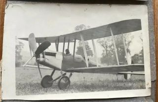 WW1 era British bi - plane Photos x 6,  including Crashed German Plane 3