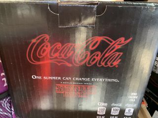 Stranger Things Collectors Pack Coke Coca Cola Bottle Can Set 2019