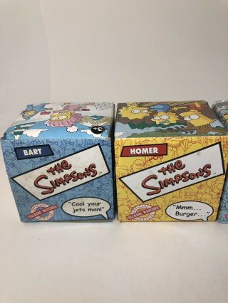 The Simpsons Talking Watches Set 4 Burger King Homer,  Bart,  Krusty,  Family Drive 2