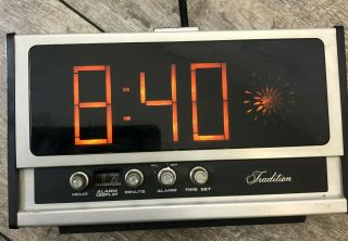 VTG Sears Roebuck And Co Tradition Alarm Clock Digital Lumitime Stock 71852 2