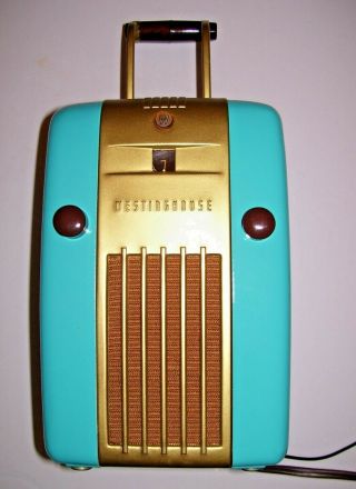 Westinghouse Little Jewel H - 125 Am Radio Looks Like A Refrigerator 1940 