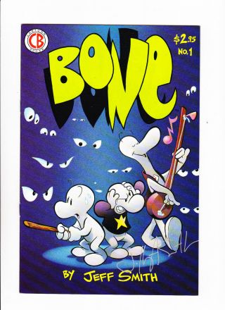 Bone No.  1 :: 1992 :: :: 2nd Print :: :: Signed On Cover By Smith ::