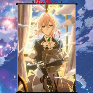 Anime Violet Evergarden Otaku Scroll Home Decorate Wall Poster Gift 60×90cm T27