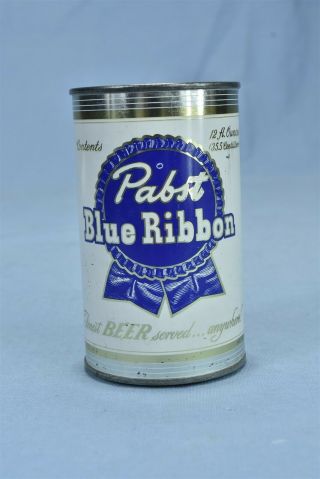 Vintage Advertising Pabst Blue Ribbon Finest Beer Tin Bank 08183