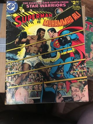 Superman Vs.  Muhammad Ali Treasury Edition C - 56 (1978,  Dc) Neal Adams Art
