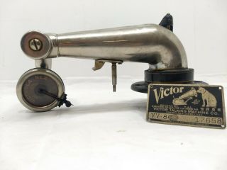 Vintage Victor Vv 80–victrola No 2 Talking Machine Phonograph Reproducer & Arm