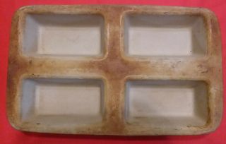 Pampered Chef Family Heritage Stoneware Mini Loaf Pan Bread Meatloaf Baking
