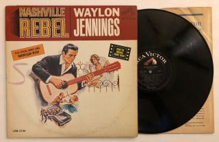 Waylon Jennings - Nashville Rebel - 1966 Us Mono 1st Press (nm -)