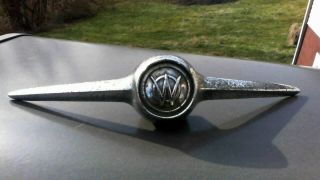 Vintage 1950s 60s Willys Wagon Jeepster Jeep Hood Ornament Pickup - -