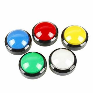 Eg Starts 5x 60mm Dome Shaped Led Illuminated Push Buttons For Arcade Coin M