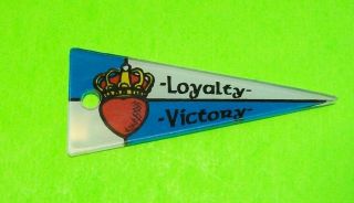 Medieval Madness Pinball Machine Promo Key Chain Nos Loyalty Vict.  Flag