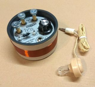 Crystal Radio Set Am Mw With Crystal Earpiece Germanium Diode Variable Capacitor