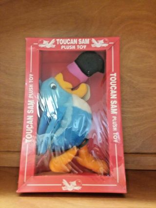 Vintage 1997 Toucan Sam Plush Toy Kellogg 