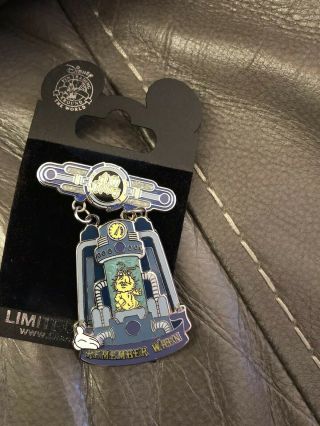 Disney Pin Limited Edition Of 750 Alien Encounter Remember When Skippy Pin