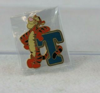 Disney Store Japan Jds Tokyo Pin Alphabet Series Winnie The Pooh T Tigger