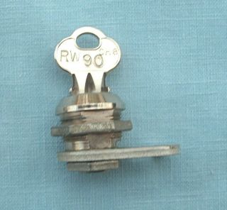 Old Stock Wurlitzer Jukebox Wallbox Lock & Key Rw90