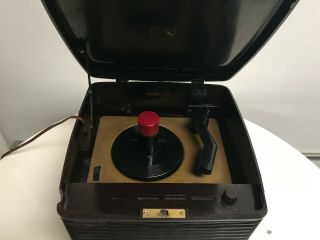Rca Victor Victrola Bakelite Phonograph Record Player 45 - Ey - 3 For Restoration