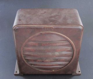VINTAGE BAKELITE CASED RADIO CABINET LOUDSPEAKER by ROLA1930s gramophone 2
