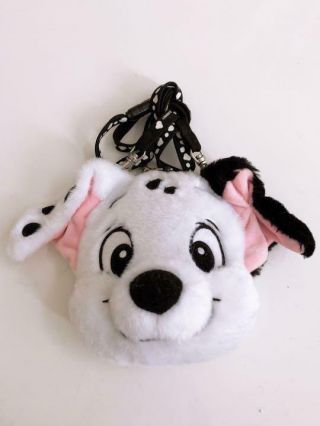 Tokyo Disney Resort 101 Dalmatians Dog Plush Pass Case Holder Japan Limited
