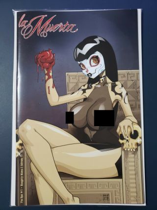La Muerta: Pin Ups 1 - Aztec Mama Z & Naughty Editions Mendoza NM 3