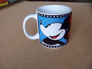 Disney Mickey Mouse Filmstrip Ceramic Coffee Mug Cup Film Strip