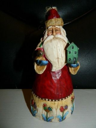 Jim Shore Christmas Santa With Tag 2002 Heartwood Creek