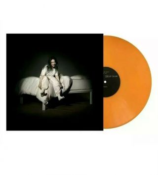 Billie Eilish When We All Fall Asleep Orange Colored Vinyl Lp Records
