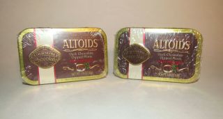 2 Altoids Curiously Chocolate Dark Chocolate Dipped Mints Peppermints