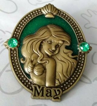 Ariel Birthstone May 2016 Emerald The Little Mermaid Disney Princess Pin 113602