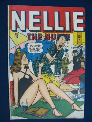Nellie The Nurse Comic Number No 10 1947 By Select Publications Gga Cover