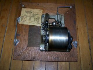 Antique Victor Victrola Vv - X Barrel Motor Talking Machine Crank Platter