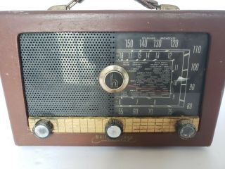 Vintage Hallicrafter Continental Tube AM Short Wave Radio 5R40 Parts 2