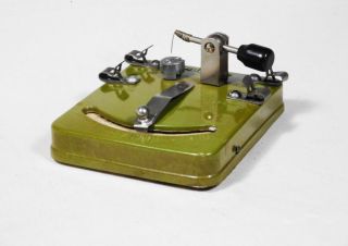 Vintage " Philmore " Crystal Detector Radio W/org.  Galena & Cat Whisker