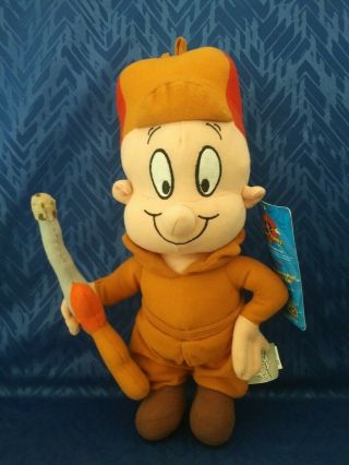 Looney Toons Elmer Fudd Plush,  Stuffed Toy,  Sugar Loaf 2012,  Claw Machine Prize