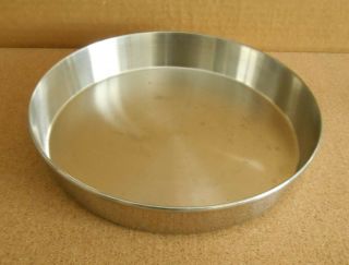 Stainless Steel Heavy Duty Round Cake Pan 9 " X 1 1/2 " Made In Usa