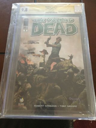 The Walking Dead 1 Wizard World St.  Louis Variant Cgc 9.  8 (nm/mt) Signed Suydam