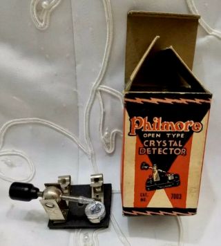 Vintage Old Stock Philmore Open Type Crystal Detector 7003