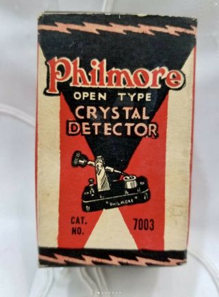 Vintage Old Stock Philmore Open Type Crystal Detector 7003 2