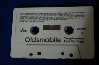 Ford Audio Systems & Oldsmobile Demo Complimentary Tapes,  Chevrolet 8 Track Case 3