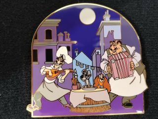 Authentic Disney Pin Le 500 Lady And The Tramp Tony And Joe