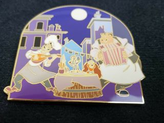 Authentic Disney Pin LE 500 Lady And The Tramp Tony and Joe 3