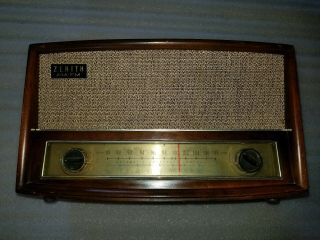 Vintage Zenith G730 Am/fm Radio,  Wood Cabinet,  Tube Radio Model G - 730, .