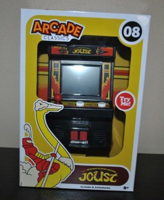 Set/2 Mini Arcade Classics JOUST & Q Bert 04 & 08 2016 w/Batteries 2