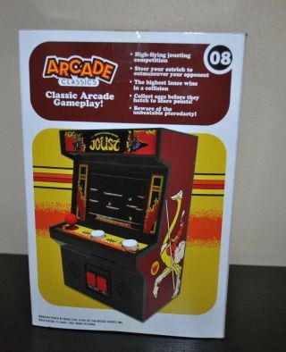 Set/2 Mini Arcade Classics JOUST & Q Bert 04 & 08 2016 w/Batteries 3