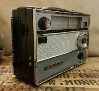 1950s Vintage Sony TR - 812 Historical 8 Transistor Radio AM/SW 2
