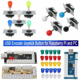 Delay Arcade Usb Encoder Pc To Joystick Game Button Diy Kit For Mame Fight Stick