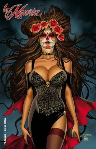 Lady Death La Muerta 1 " Zavala " Pgx 10.  0 Graded & Slabbed Comic Book