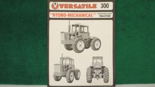 Versatile Tractor Brochure On 4wd Model 300 Hydro - Mechanical From 1973 ?,  Nm.